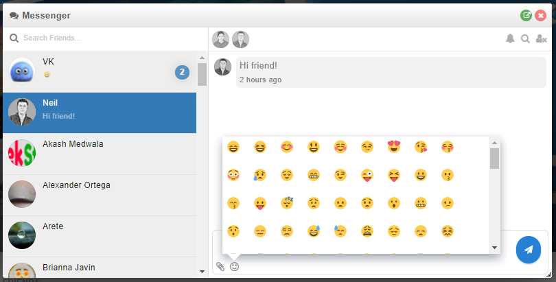 Attach Link and Share Emoji