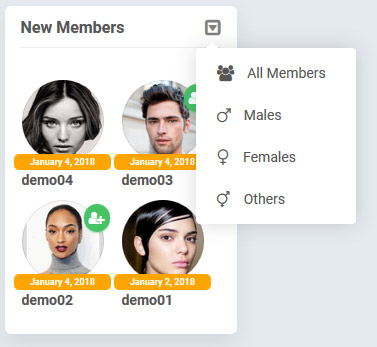 new members block