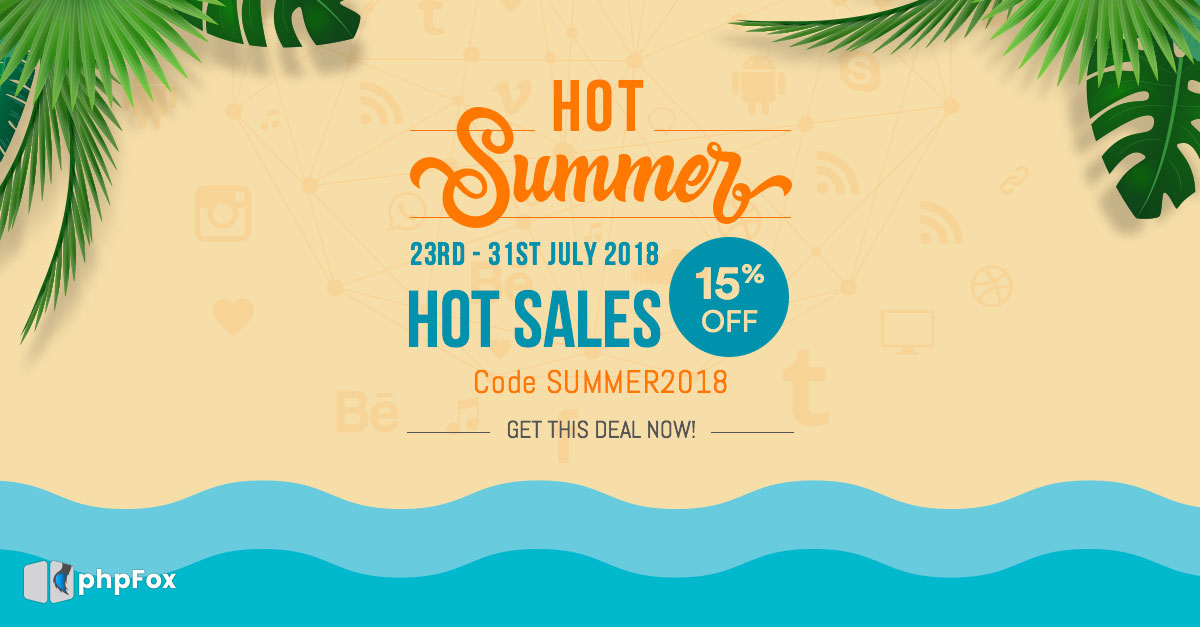 Hot Summer – Hot Sales 2018