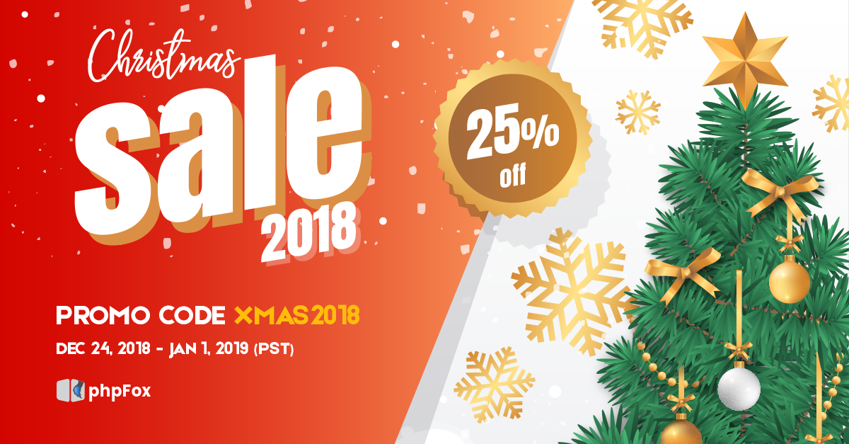 Christmas Sale 2018 – The Gifts Are Coming To Town!