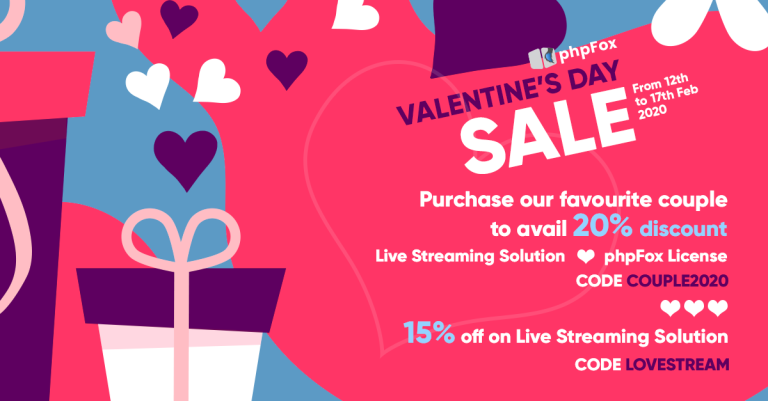 phpFox Valentines Day Sale 2020
