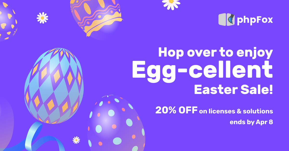 Easter Sale 2021 – Hop to it!