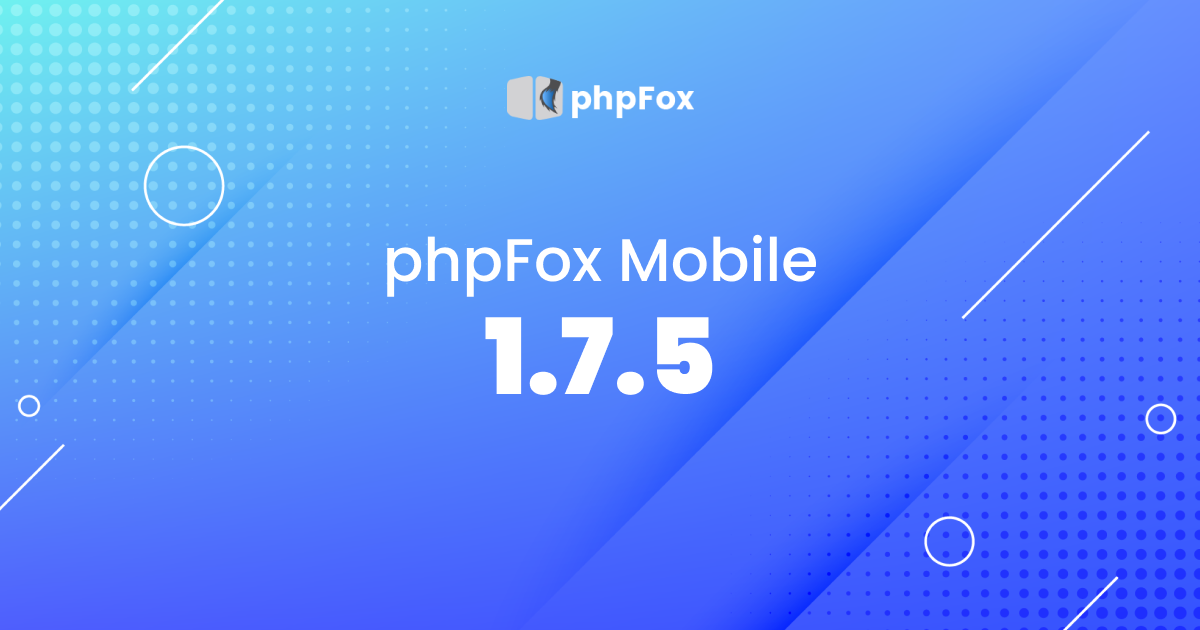 phpFox Mobile App 1.7.5 Official Release