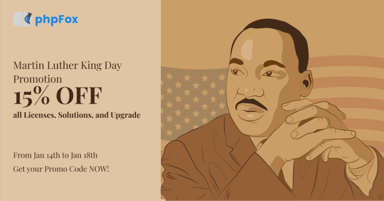 Martin Luther King Day Promotion 2022