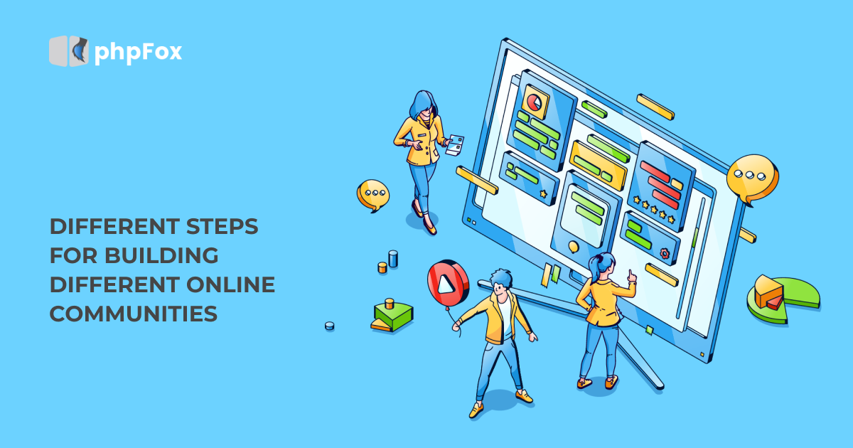 Different Steps for Building Different Online Communities
