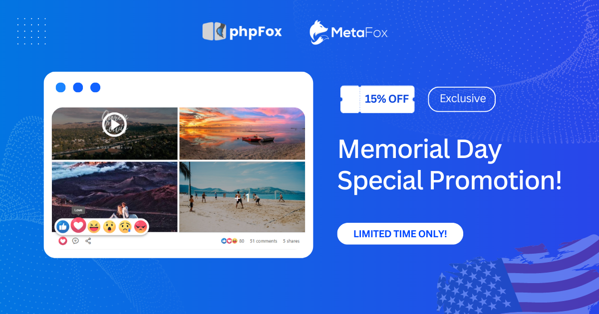 phpFox Presents Memorial Day Special Promotion!