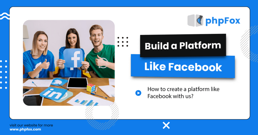 How to create a website like facebook