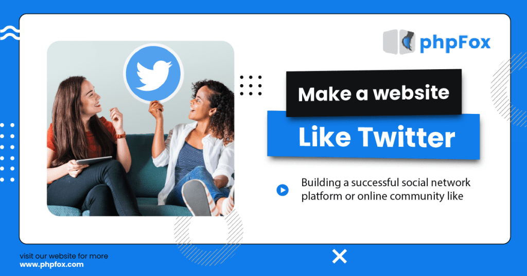 how to make a website like twitter