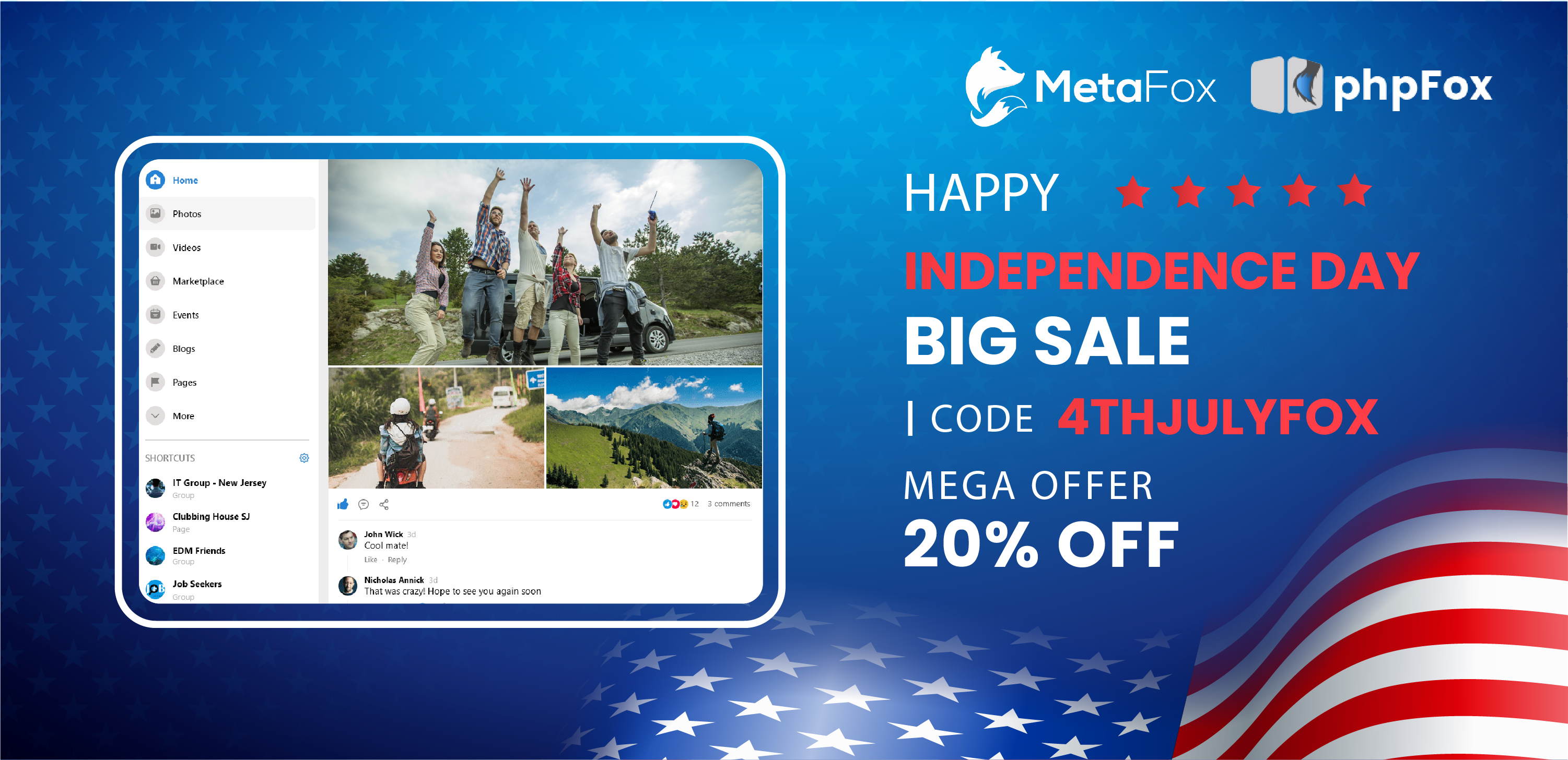 Take Your Social Network to the Next Level: Exclusive 4th of July Promotion with phpFox