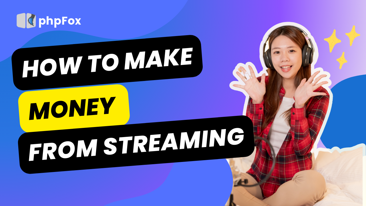 the image describe how to make money from livestream