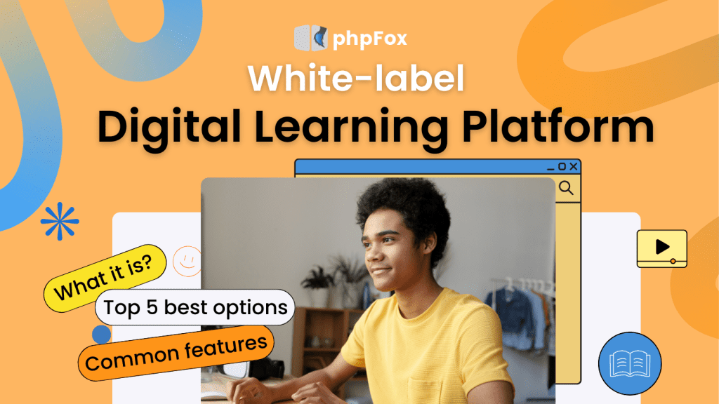 the image shows Digital Learning Platform