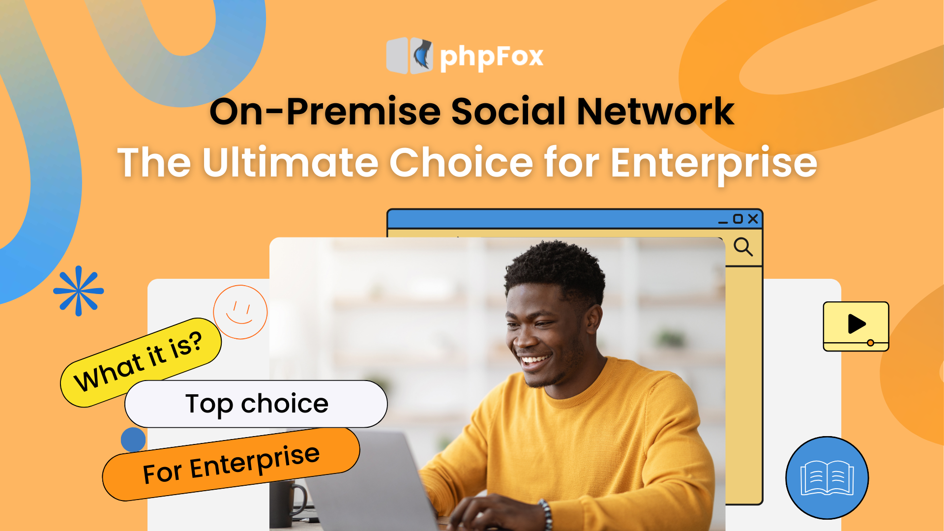 On premise enterprise social network