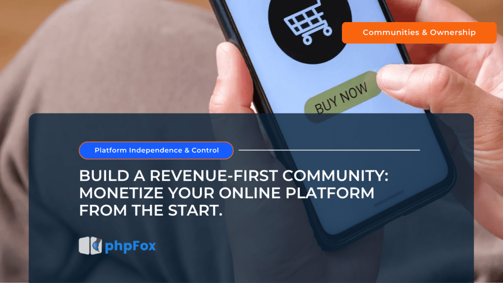 build a revenue first community