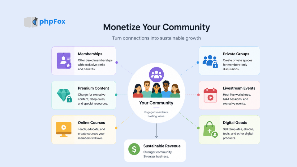 how to monetize online community
