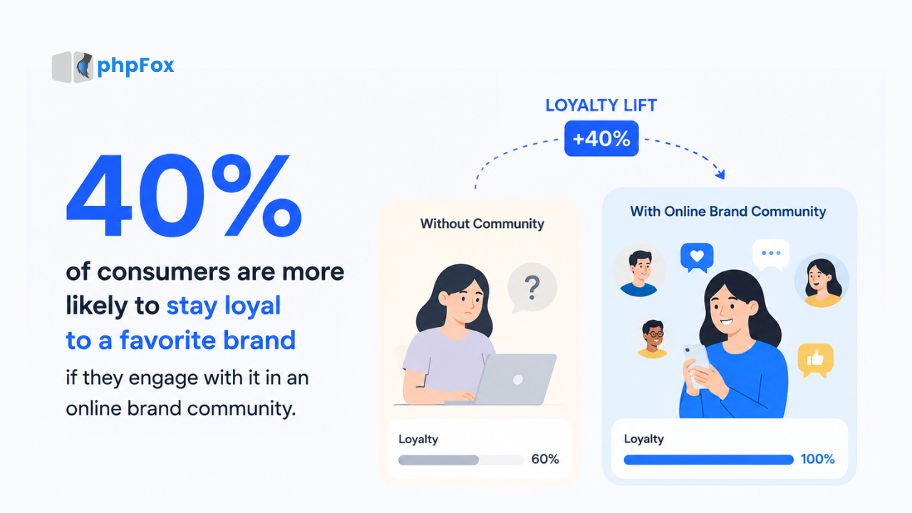 How does Self-Hosted Community Platform improve customer retention