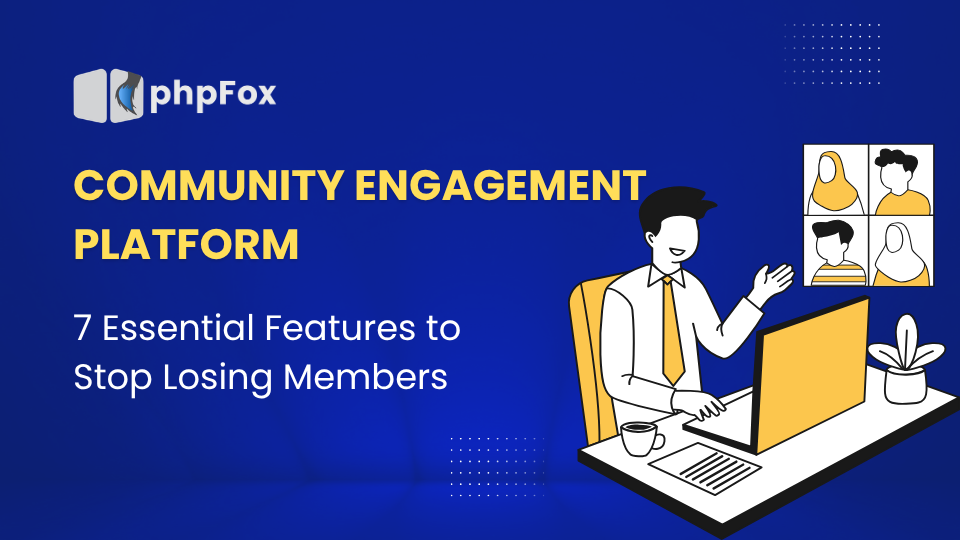 A community engagement platform helps businesses build stronger relationships with members and customers